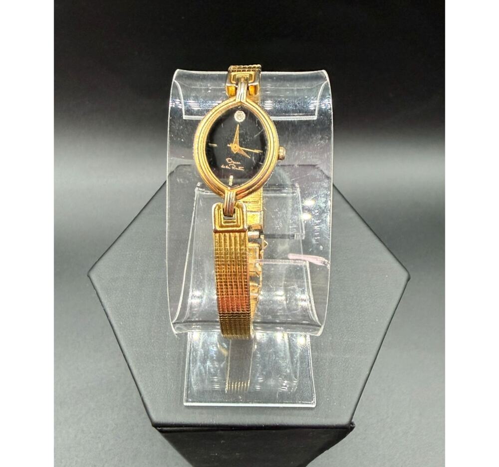 Vintage Oscar de la Renta Women's Gold Tone Dress Watch